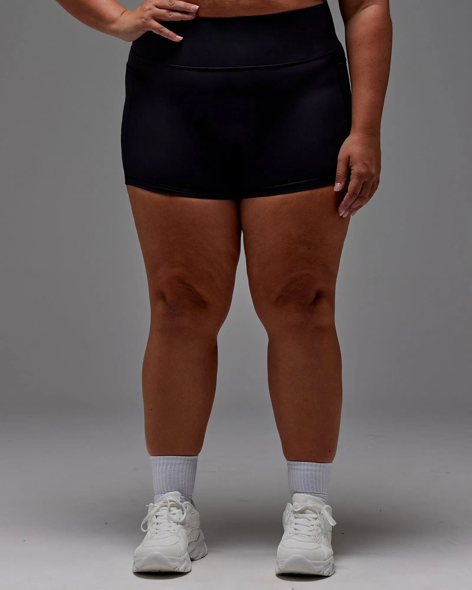 Fusion X-Short Tight With Pockets - Black