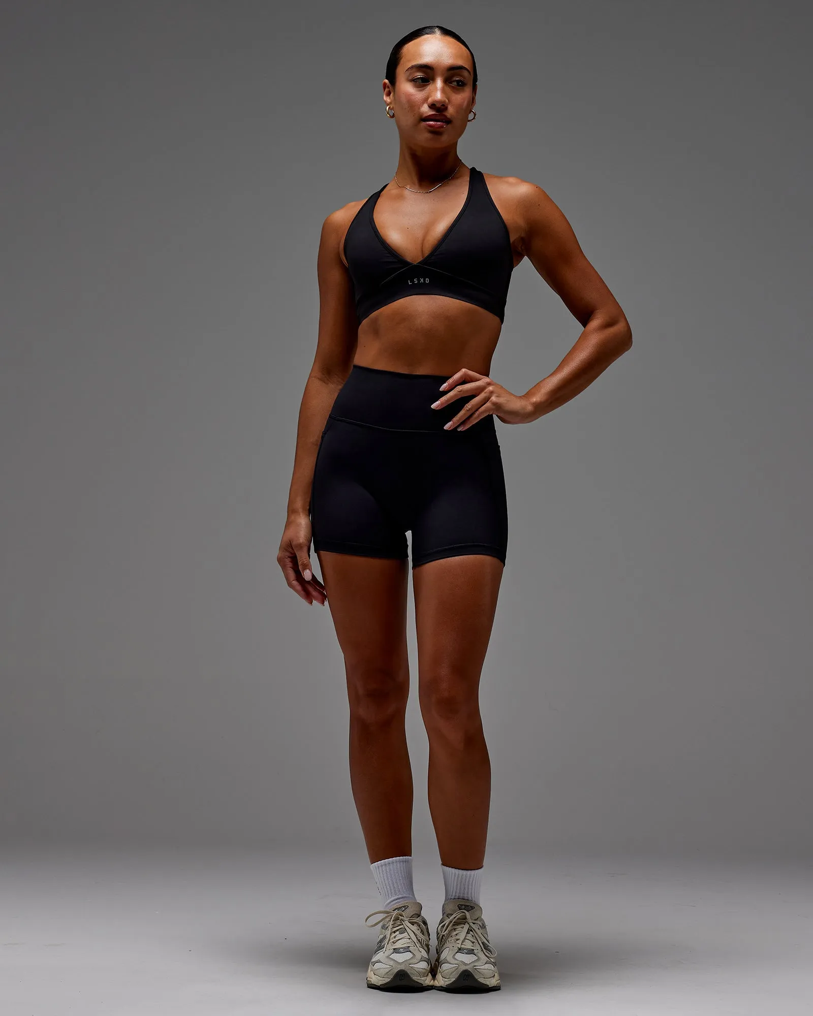 Fusion X-Short Tight With Pockets - Black