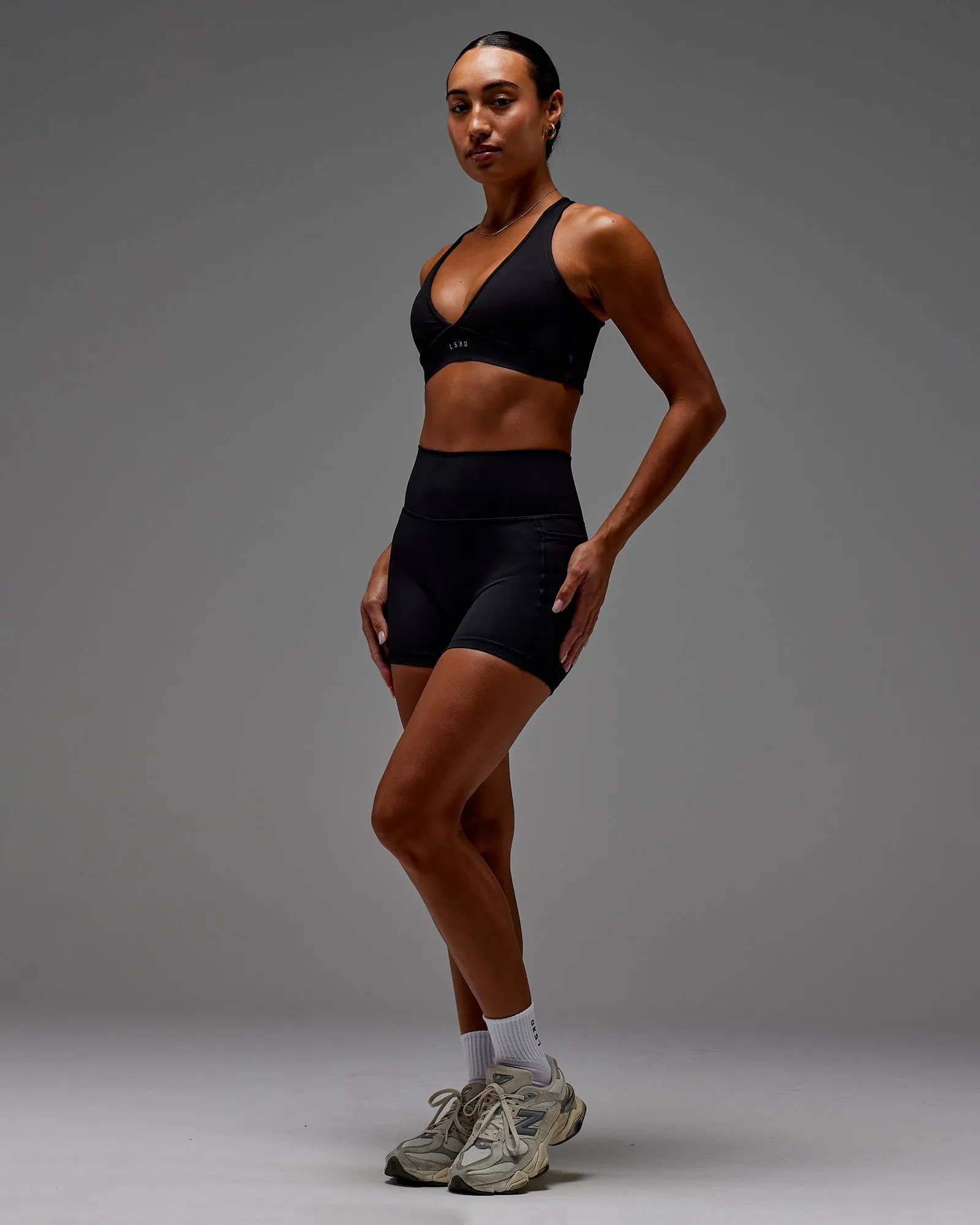Fusion X-Short Tight With Pockets - Black