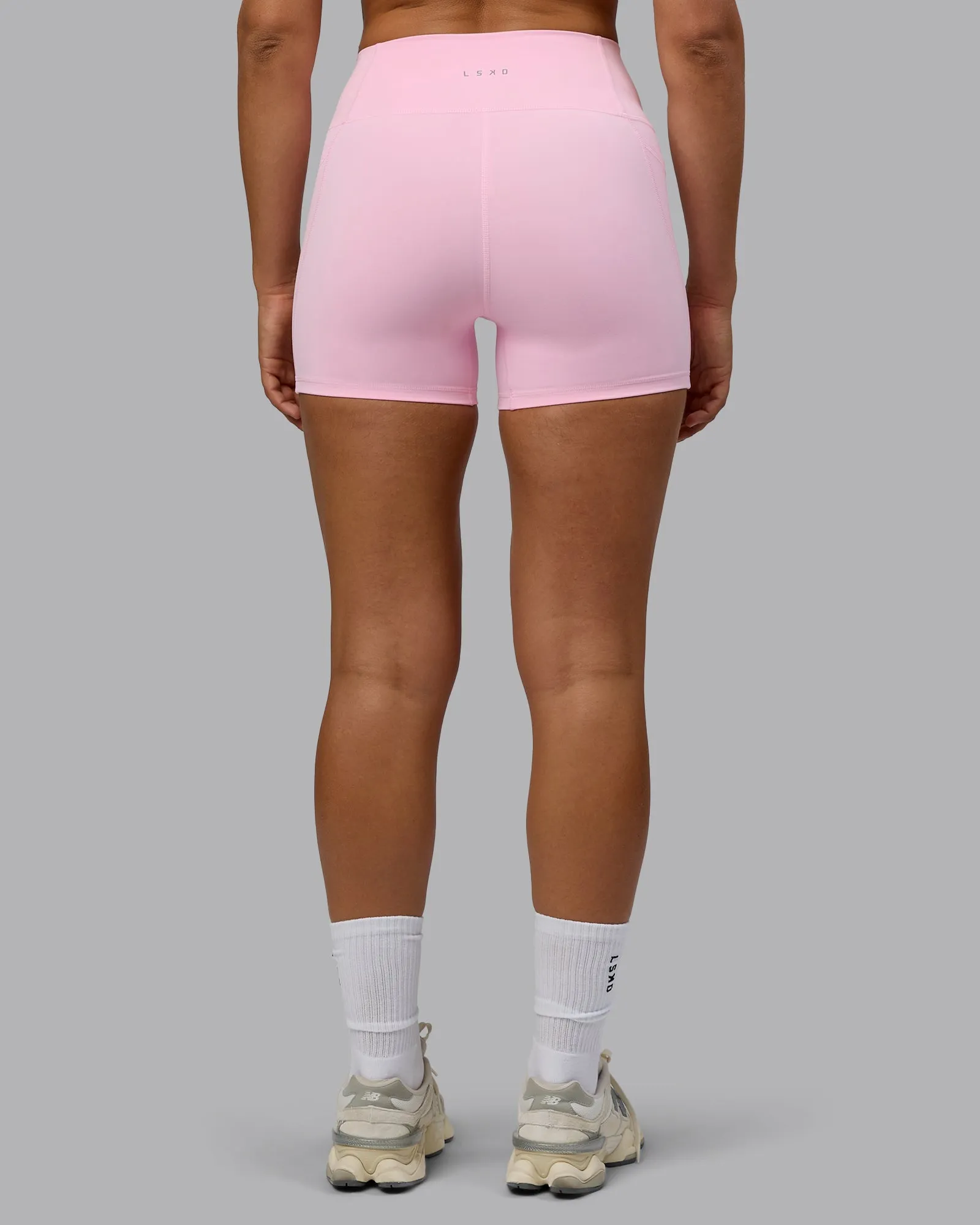 Fusion X-Short Tight With Pockets - Pale Pink