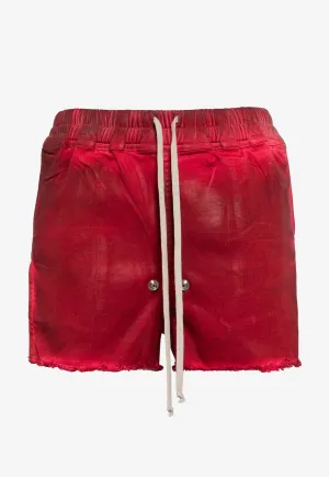 Gabe Side-Slit Denim Shorts