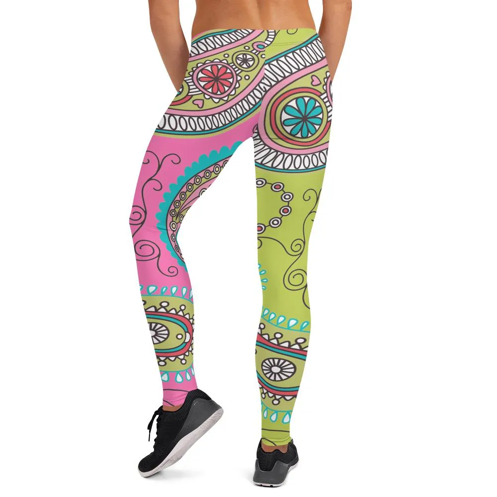 Geoffrey Bean Paisley Leggings