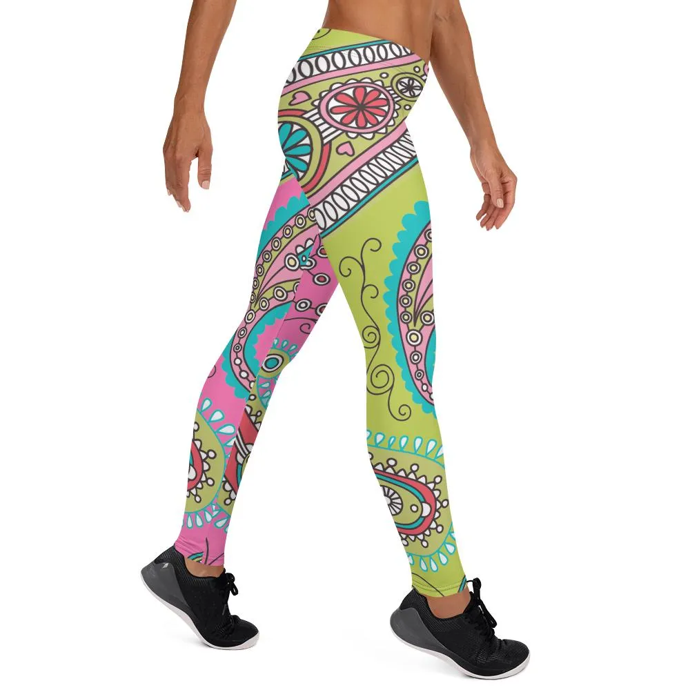 Geoffrey Bean Paisley Leggings