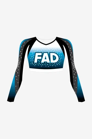 Girls Cheer Midriff Top