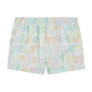 Girls White Shorts