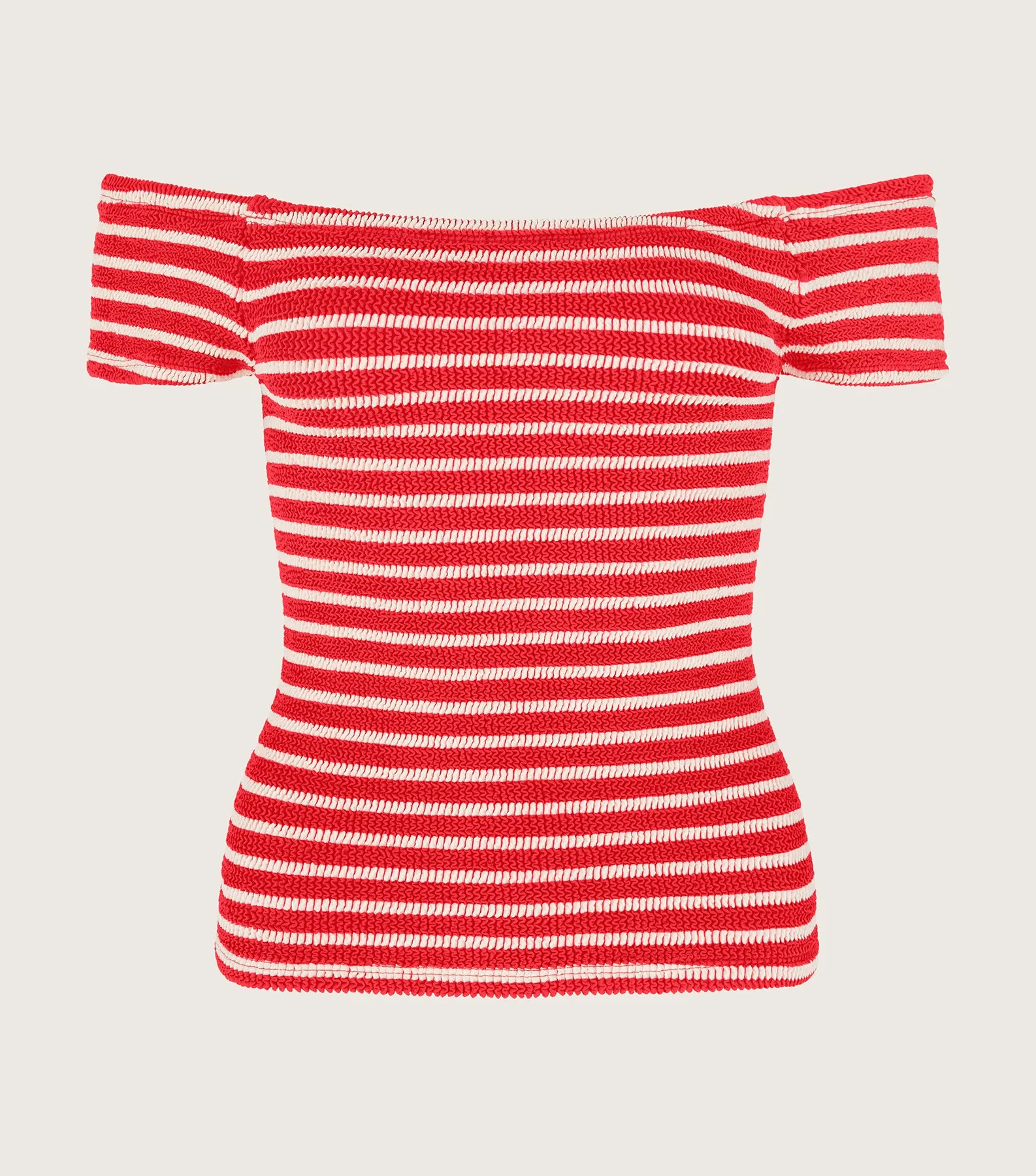 Grace Top - Red/White Stripe