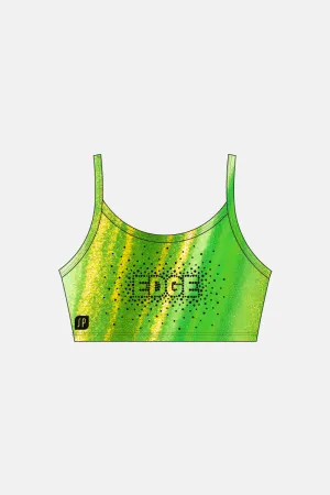 Green Gold Mystique Crop Top