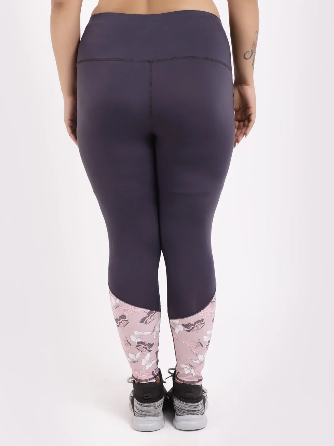 Grey Butterfly Style Diva Leggings