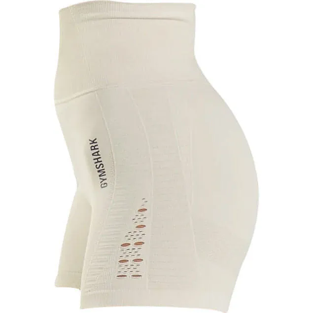 Gymshark Energy Seamless Womens Short Training Tights - Beige