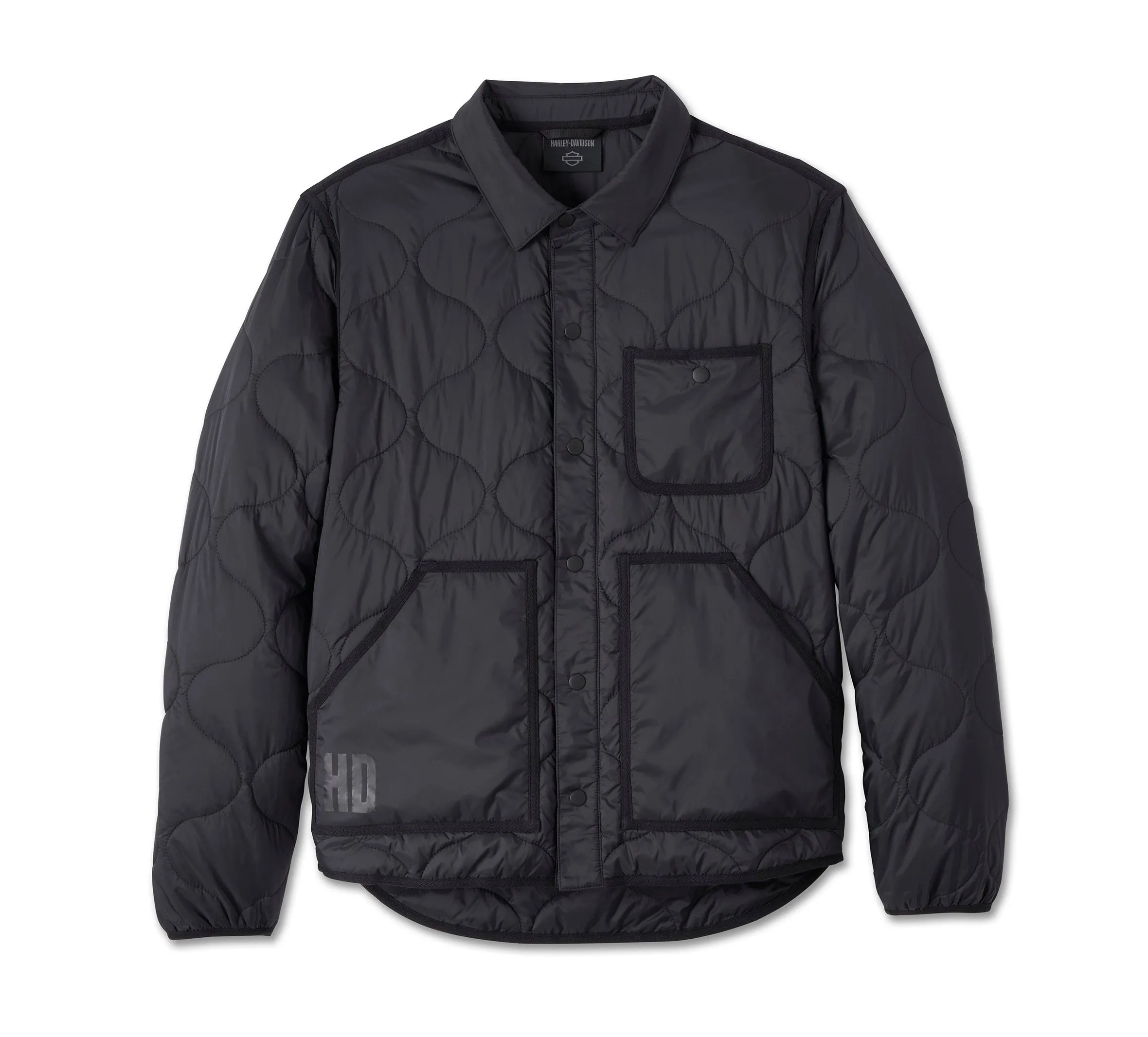 H-D Flex Layering System Quilted Mid layer - Harley Black