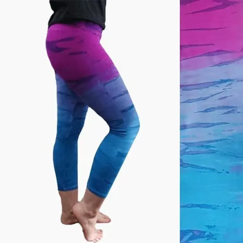 Hard Tail High Rise Capri - Tie Dye