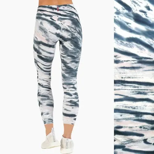 Hard Tail High Rise Capri - Tie Dye