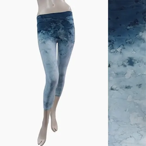 Hard Tail High Rise Capri - Tie Dye