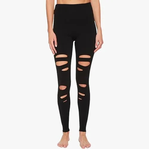Hard Tail High Waisted Laser Ankle Legging