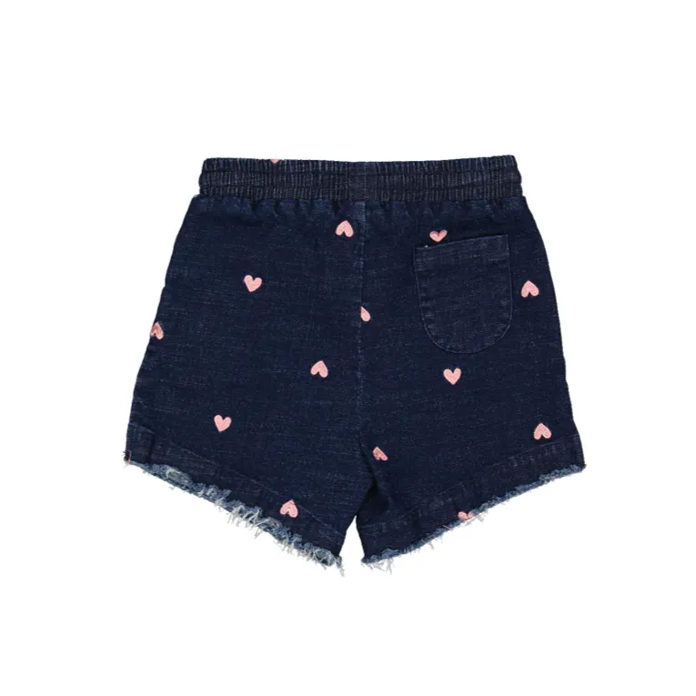 Hearts Denim Short