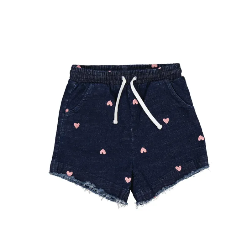 Hearts Denim Short