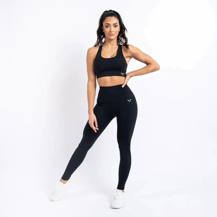 Hera High-Waisted Leggings - Svartar