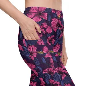 Hibiscus Leggings with pockets