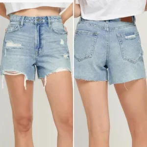 HIDDEN Sophie Distressed High Rise Jean Shorts NWT