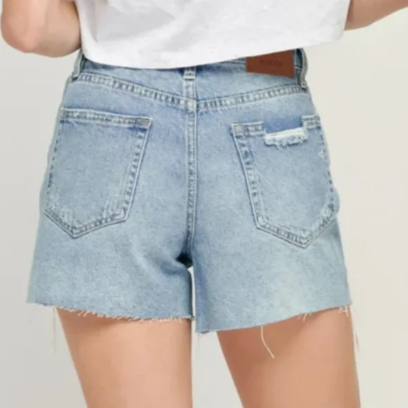 HIDDEN Sophie Distressed High Rise Jean Shorts NWT
