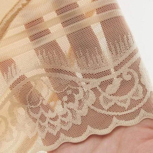 High-Waist Tummy Control Postpartum Lace Thigh Shaper Panty