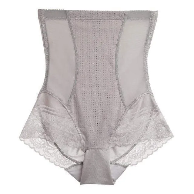 High-Waist Tummy Control Postpartum Lace Thigh Shaper Panty