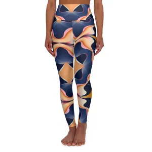 High Waisted Leggings - Baroque Daisy