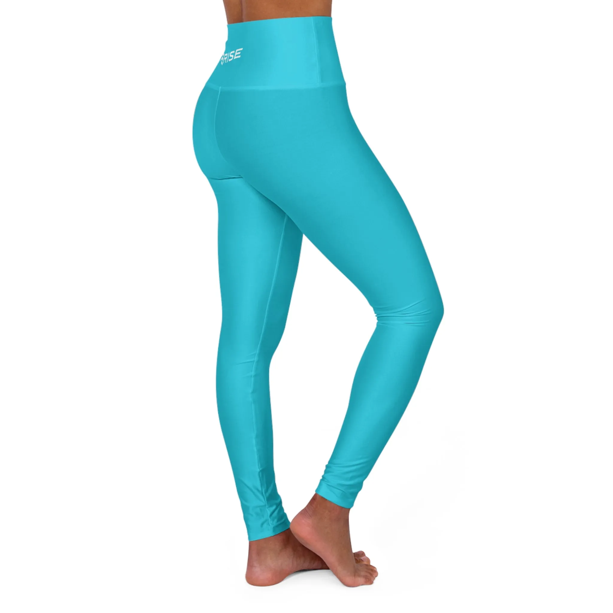 High Waisted Leggings - Blue