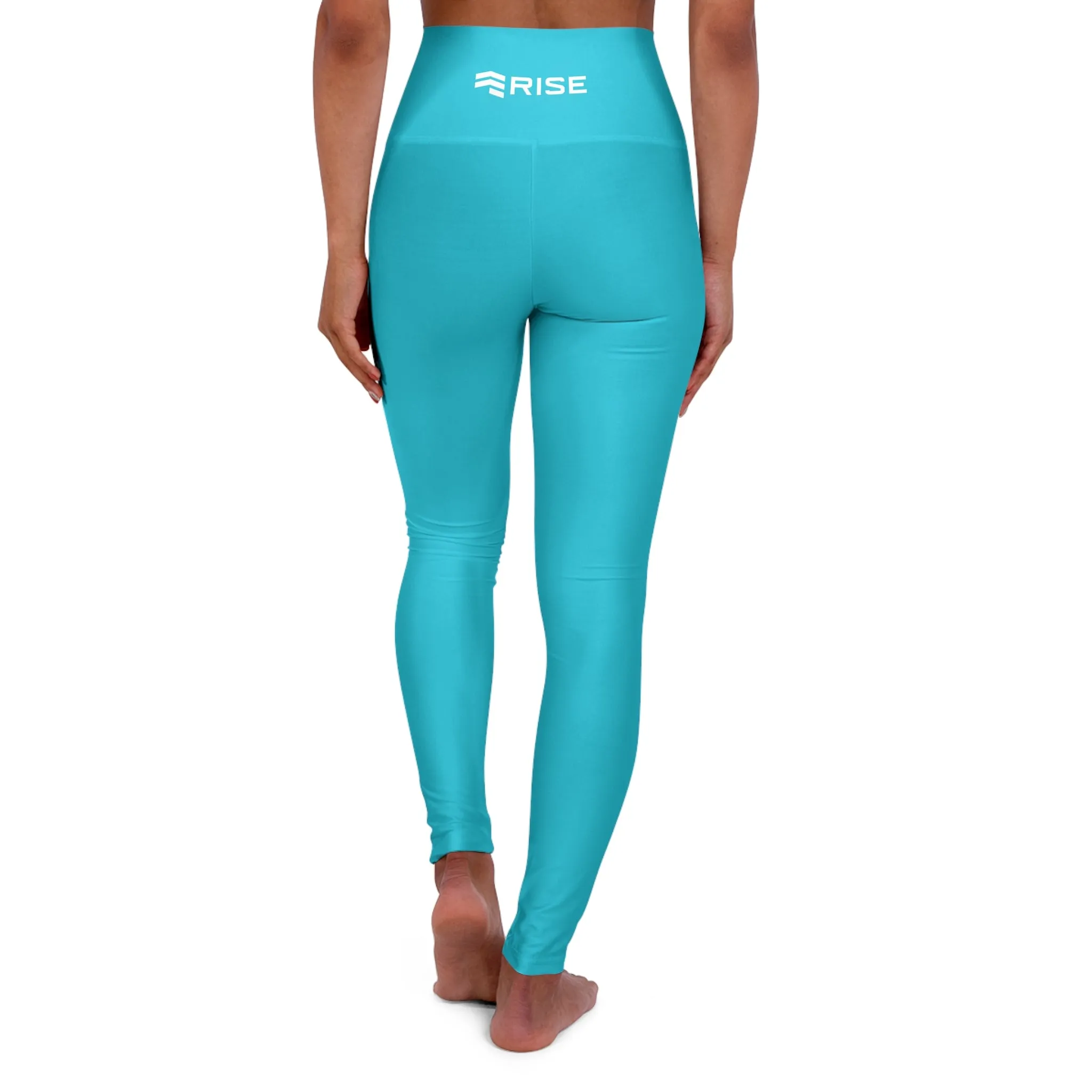 High Waisted Leggings - Blue