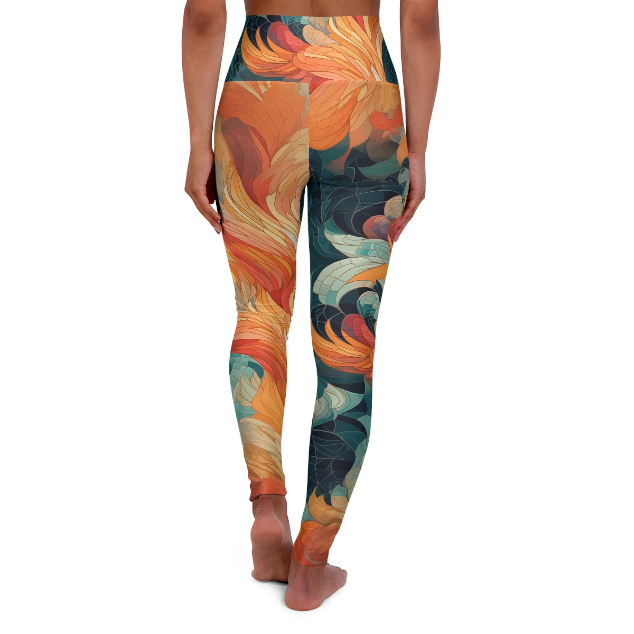 High Waisted Leggings - Emmalina Paris Batik