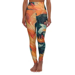 High Waisted Leggings - Emmalina Paris Batik