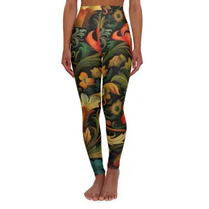 High Waisted Leggings - Flemish-Comet.