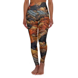 High Waisted Leggings - Haarlem Impressionism