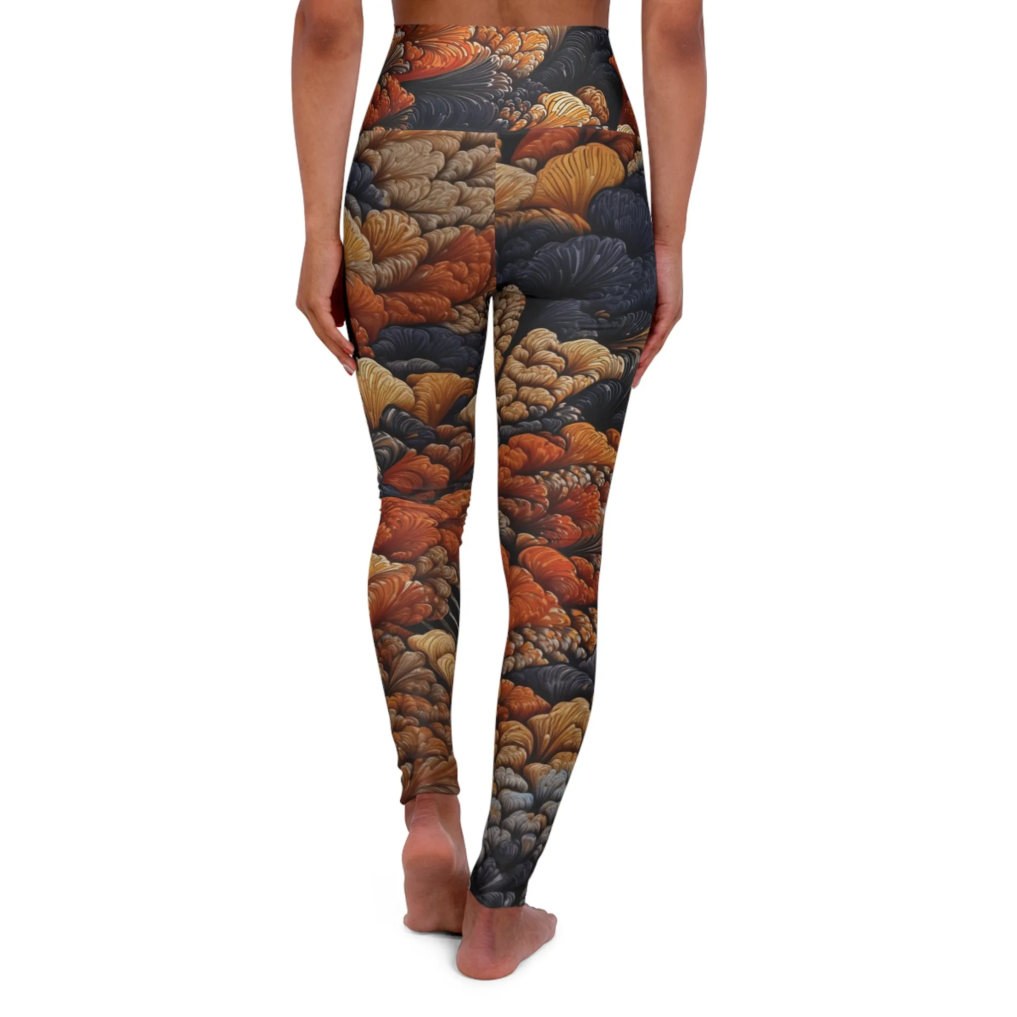 High Waisted Leggings - Haarlem Impressionism