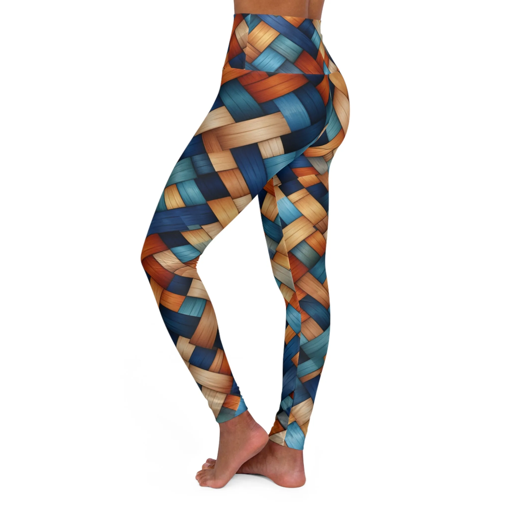 High Waisted Leggings - Vermeer Provence