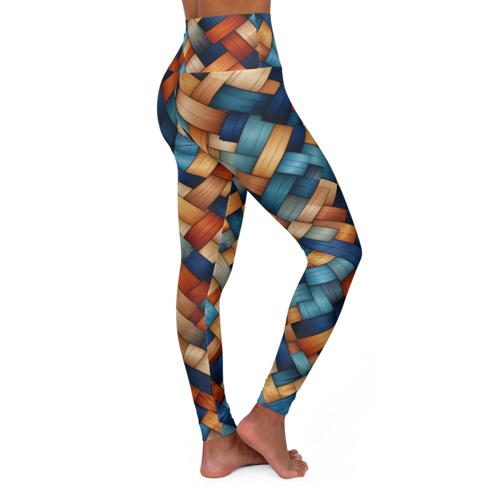 High Waisted Leggings - Vermeer Provence
