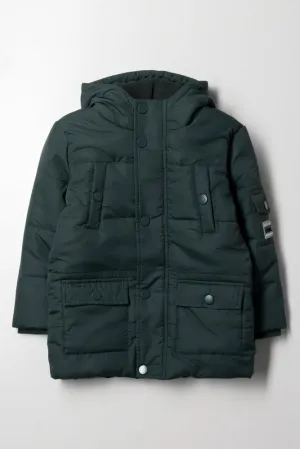 Hooded Jacket Dark Green