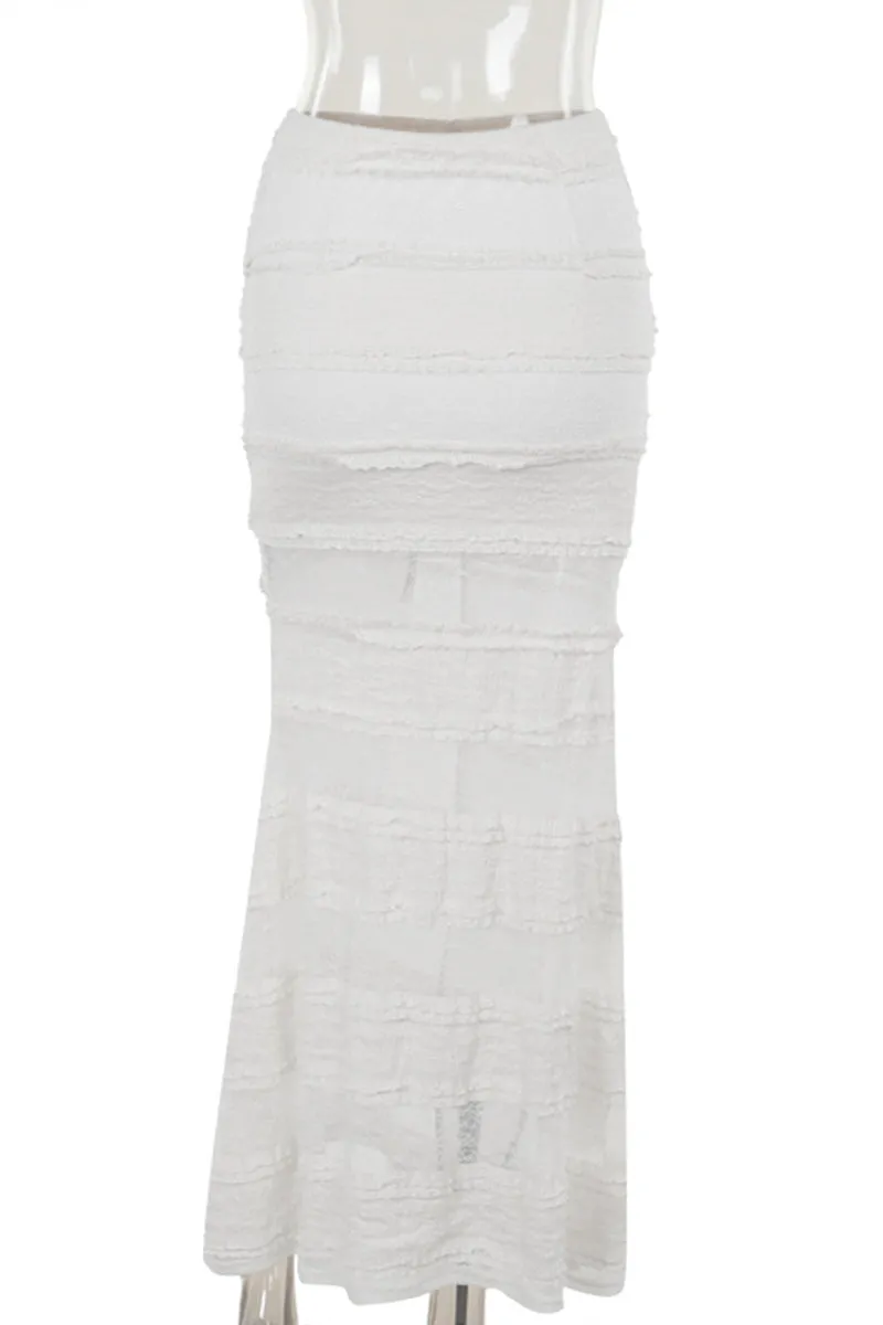 HQS1315 Gothic Lace Mermaid Skirt