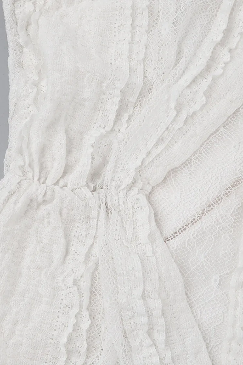 HQS1315 Gothic Lace Mermaid Skirt