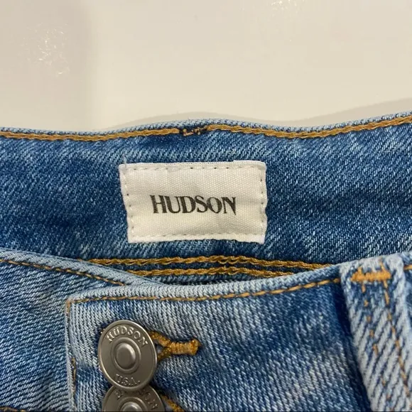Hudson Jeans Croxley Mid-Rise Denim Shorts Sz 25