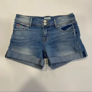 Hudson Jeans Croxley Mid-Rise Denim Shorts Sz 25