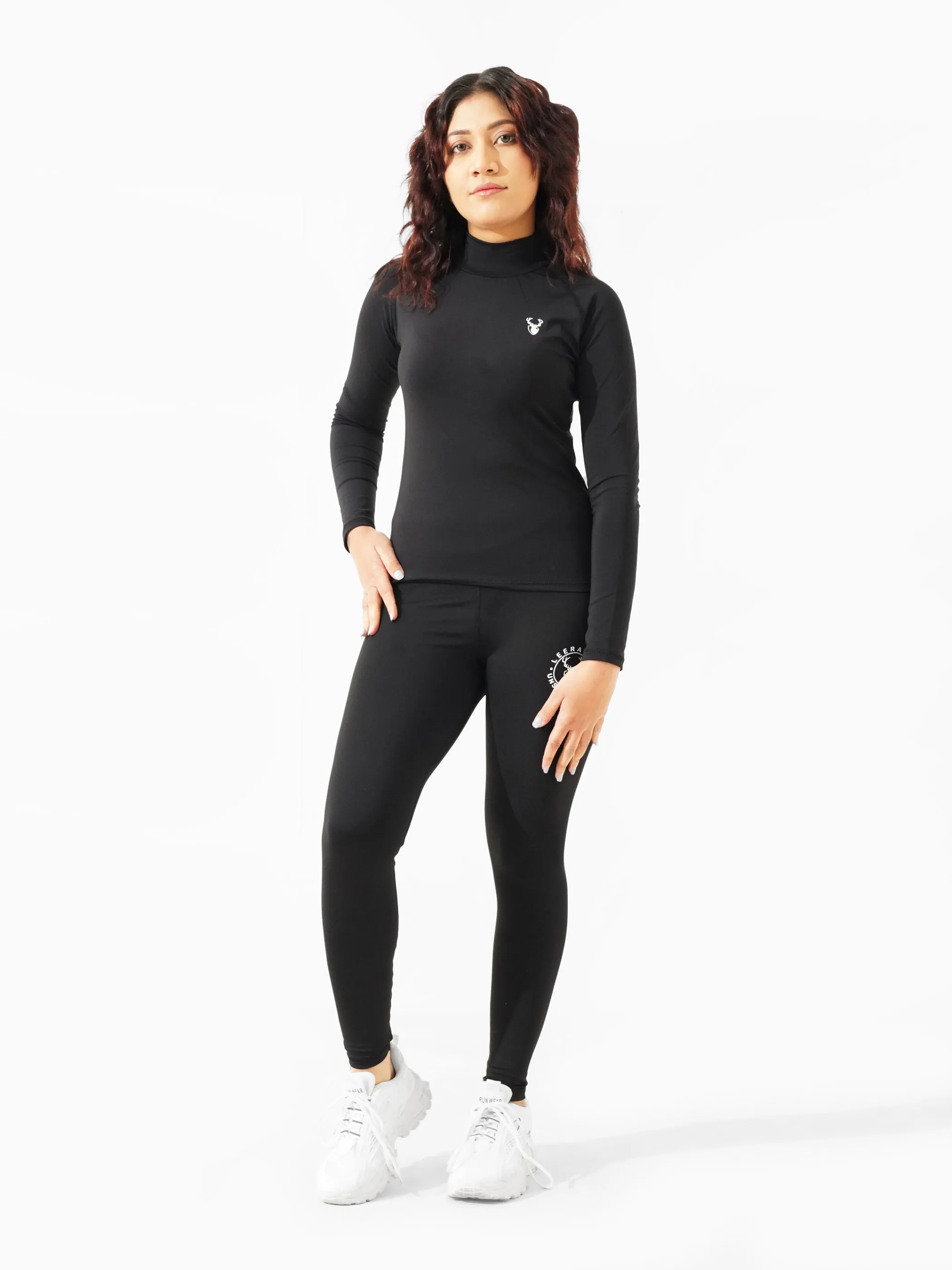 Hyperluxe Curved Legging in Black