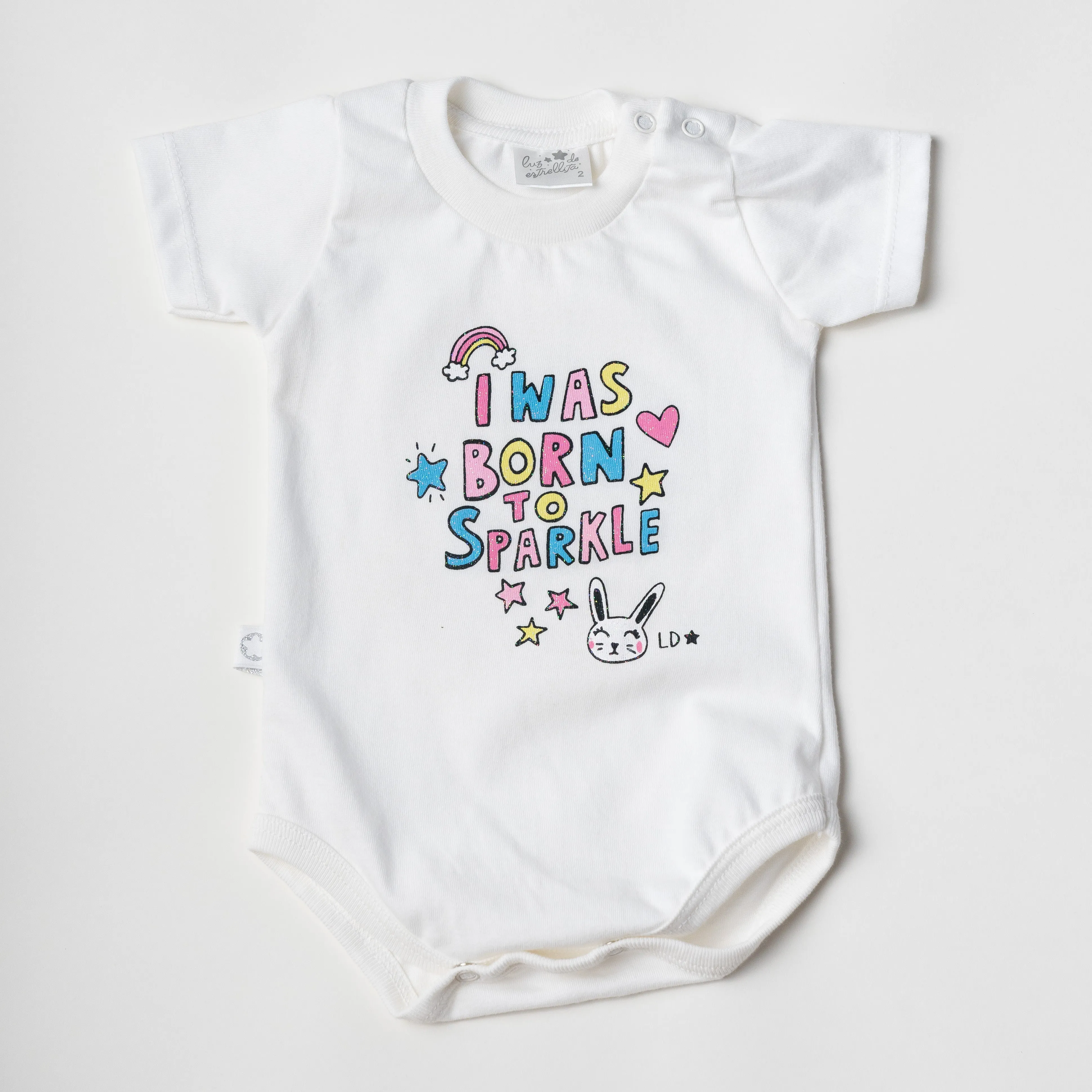 I was born to sparkle bodysuit