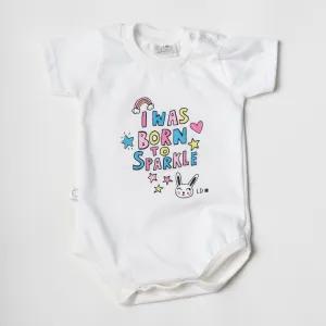 I was born to sparkle bodysuit