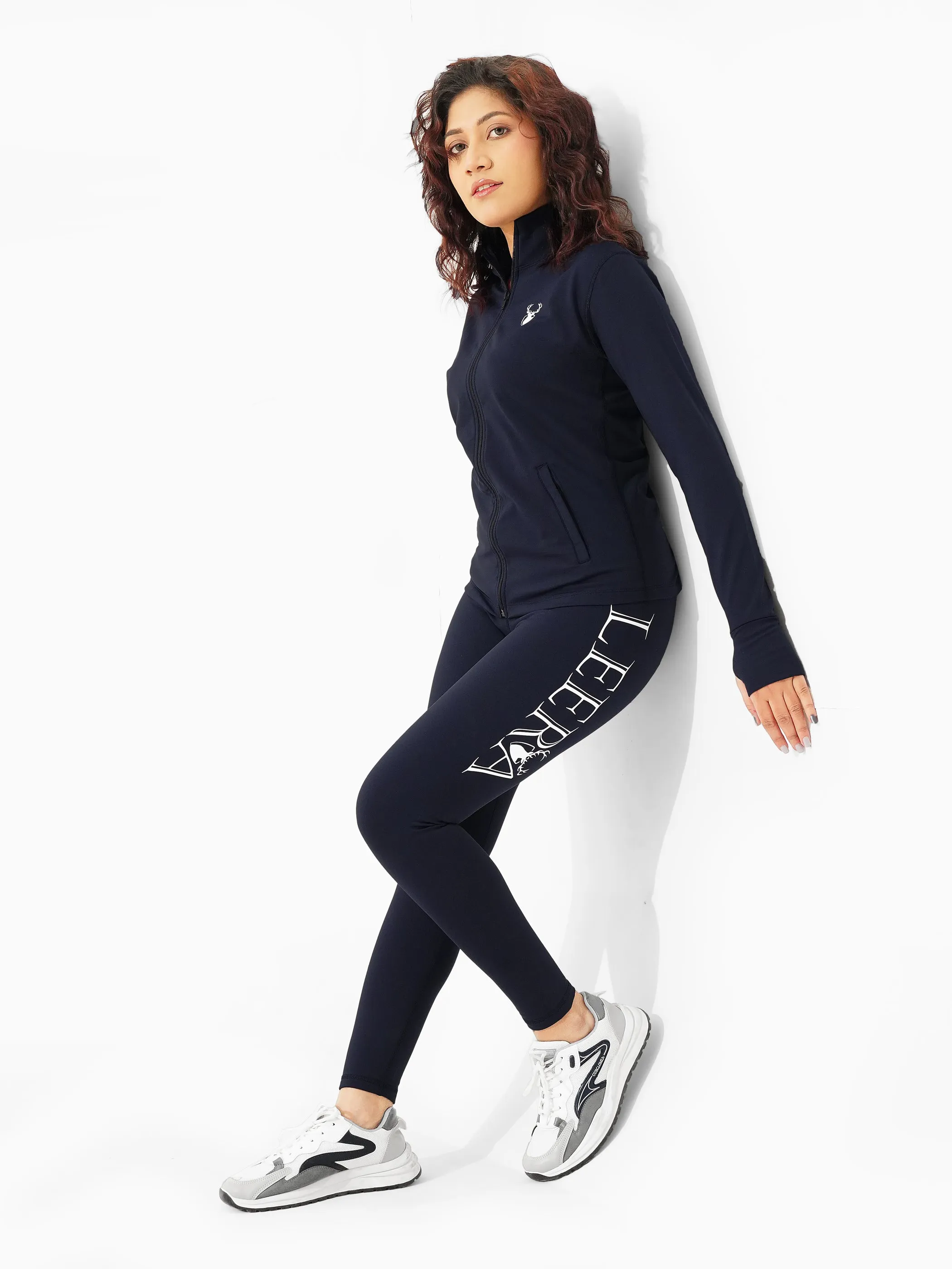 Icon Rubex Winter Warm Legging in Navy Blue