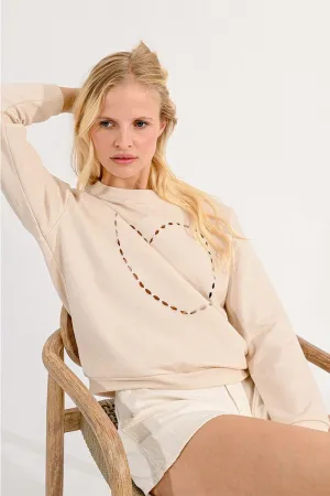 IRIDESCENT FLEECE SWEATER