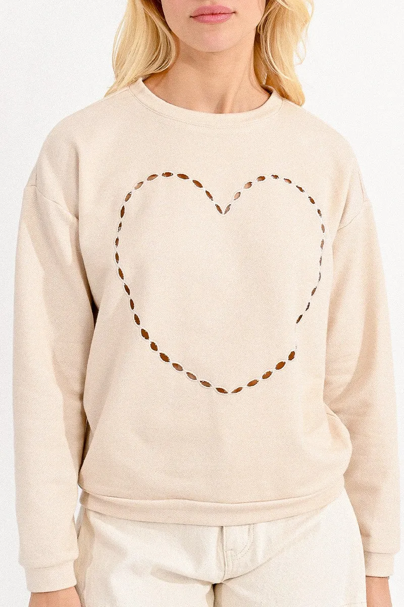 IRIDESCENT FLEECE SWEATER