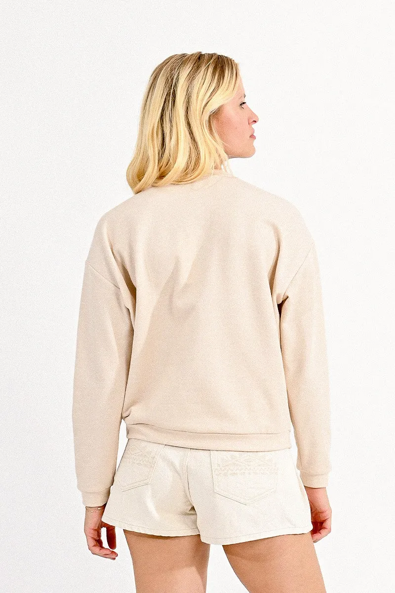 IRIDESCENT FLEECE SWEATER