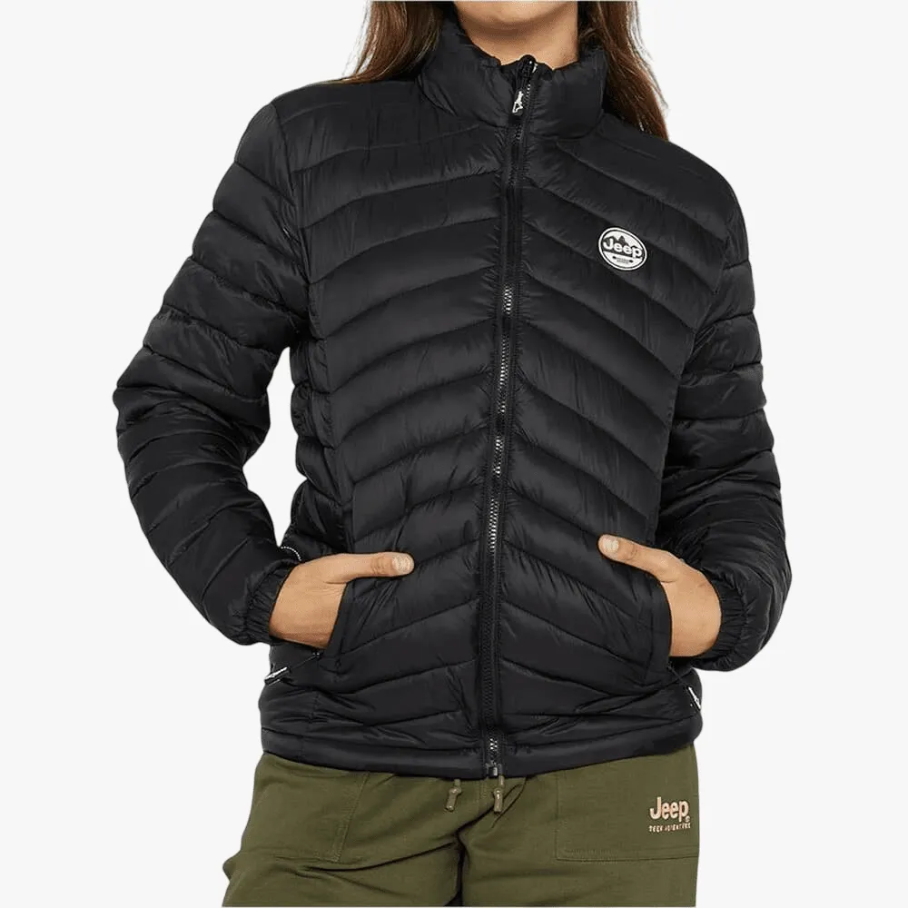 Jeep Womens Core Puffer Jacket Black