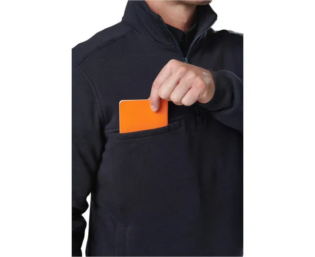 JOB SHIRT 1/4 ZIP 2.0, BLACK